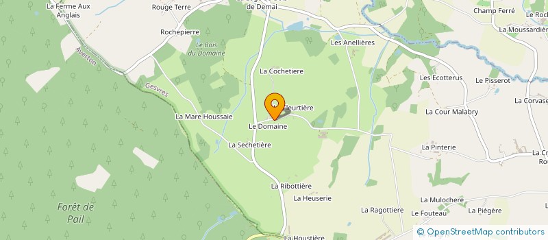 localisation de l'entreprise MONSIEUR PATRICK MARCHAIS  RAVIGNY