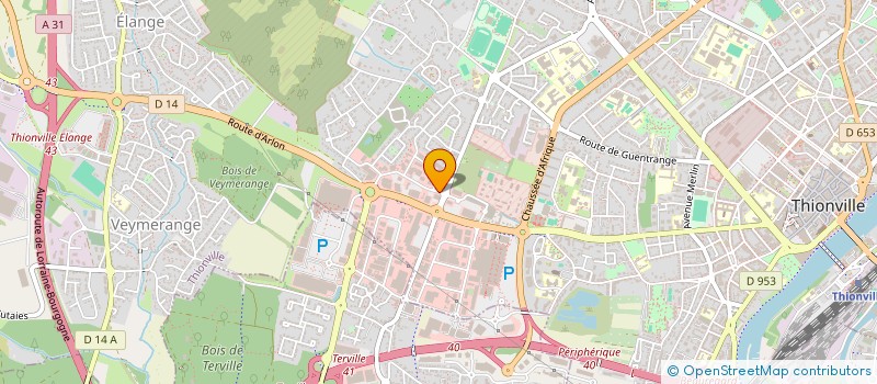 localisation de l'entreprise MONSIEUR PATRICK MARCHAL à THIONVILLE