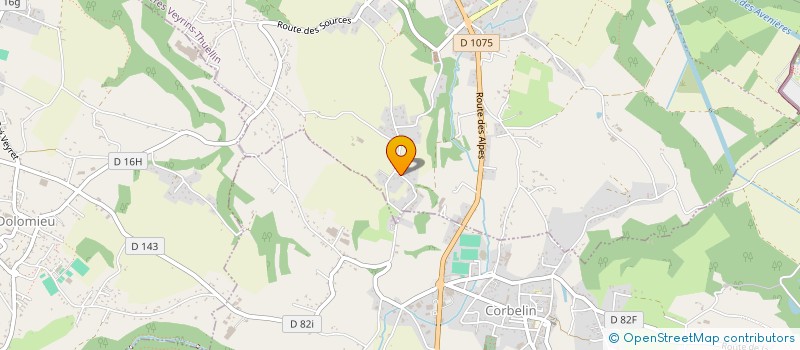 localisation de l'entreprise MONSIEUR PATRICK MARCHAND  LES AVENIERES VEYRINS-THUELLIN