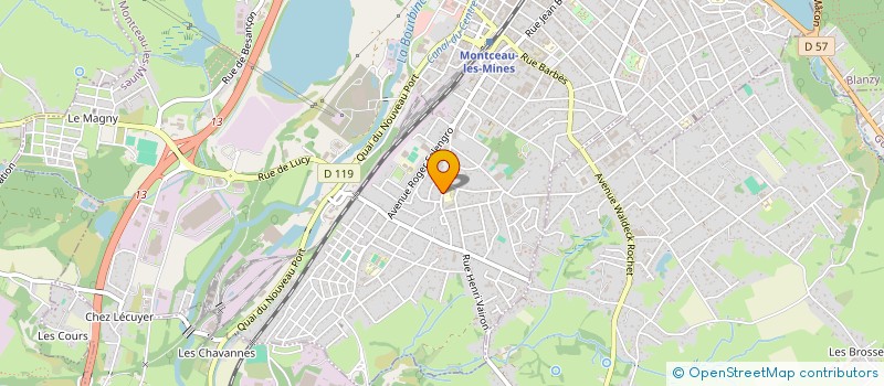 localisation de l'entreprise MONSIEUR PATRICK MARCHAND  MONTCEAU-LES-MINES