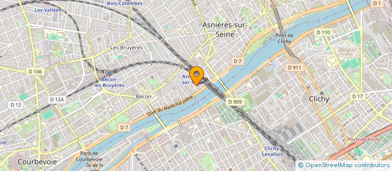 localisation de l'entreprise MONSIEUR PATRICK MARCHANDISE  ASNIERES-SUR-SEINE