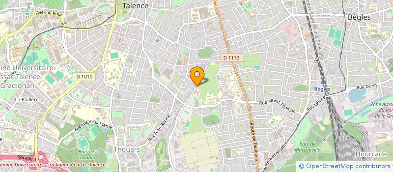 localisation de l'entreprise MONSIEUR PATRICK MARCHESSON à TALENCE