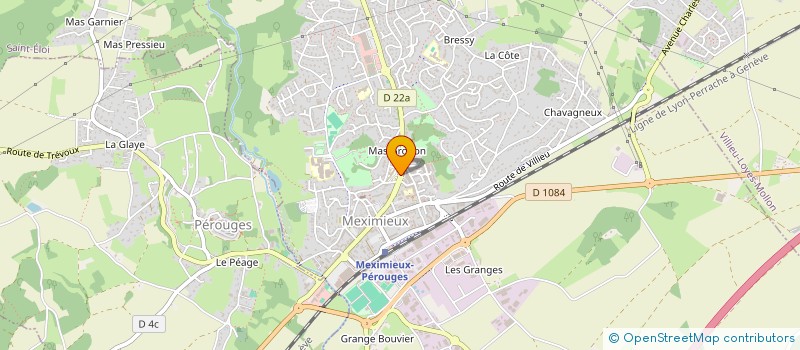 localisation de l'entreprise MONSIEUR PATRICK MARCHIS à MEXIMIEUX