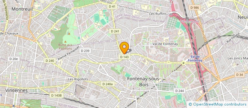 localisation de l'entreprise MONSIEUR PATRICK MARECHAL à FONTENAY-SOUS-BOIS