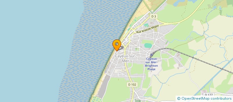 localisation de l'entreprise MONSIEUR PATRICK MAREST  CAYEUX-SUR-MER