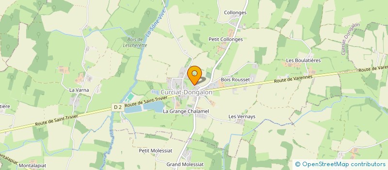 localisation de l'entreprise MONSIEUR PATRICK MARET  CURCIAT-DONGALON