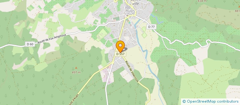 localisation de l'entreprise MONSIEUR PATRICK MARGUERIT  AUPS