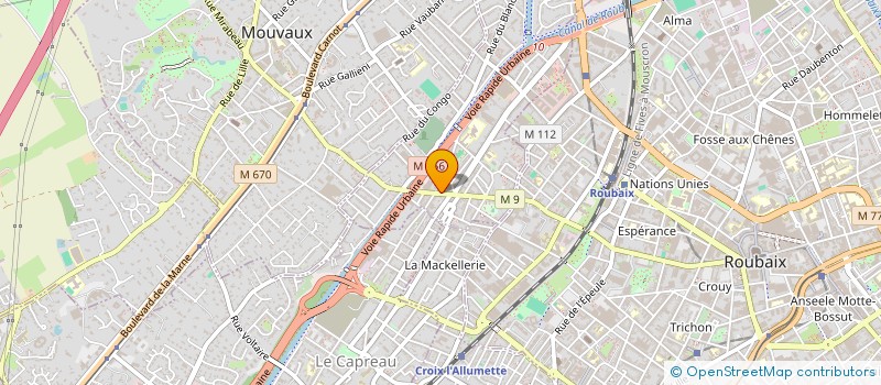 localisation de l'entreprise MONSIEUR PATRICK MARIE  TOURCOING