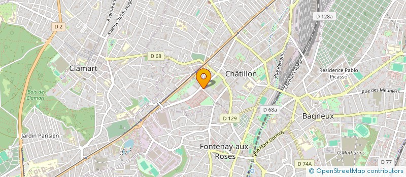 localisation de l'entreprise MONSIEUR PATRICK MARIE MEYER à CHATILLON