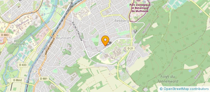 localisation de l'entreprise MONSIEUR PATRICK MARIN à MULHOUSE