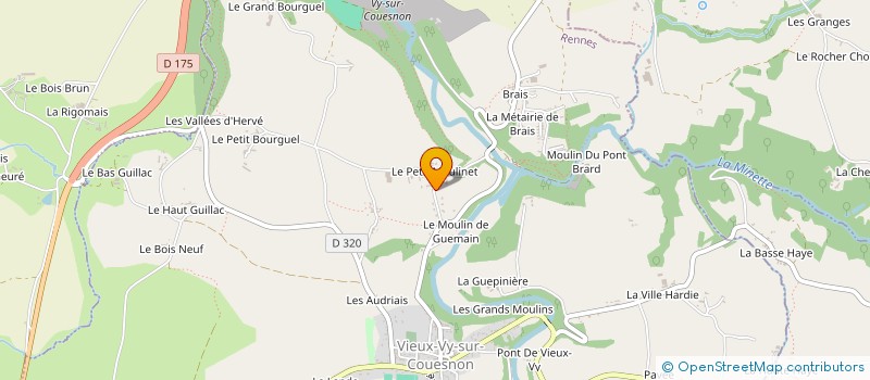 localisation de l'entreprise MONSIEUR PATRICK MARION à VIEUX-VY-SUR-COUESNON
