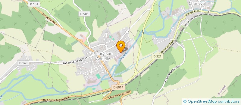 localisation de l'entreprise MONSIEUR PATRICK MARION à FLEURY-SUR-ANDELLE