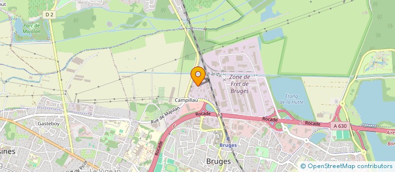 localisation de l'entreprise MONSIEUR PATRICK MARLHIAC à BRUGES