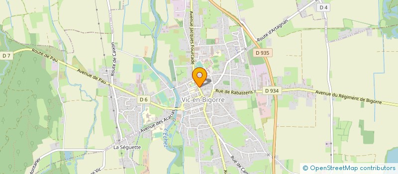 localisation de l'entreprise MONSIEUR PATRICK MAROT  VIC-EN-BIGORRE