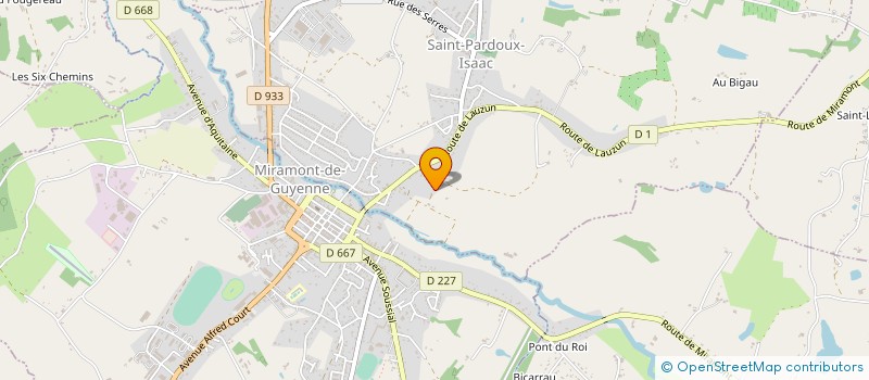 localisation de l'entreprise MONSIEUR PATRICK MARRAUD  SAINT-PARDOUX-ISAAC