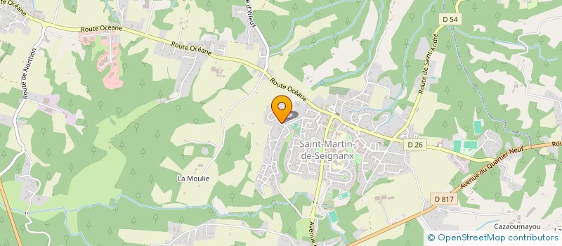 localisation de l'entreprise MONSIEUR PATRICK MARTIGNE  SAINTE-MARIE-DE-GOSSE