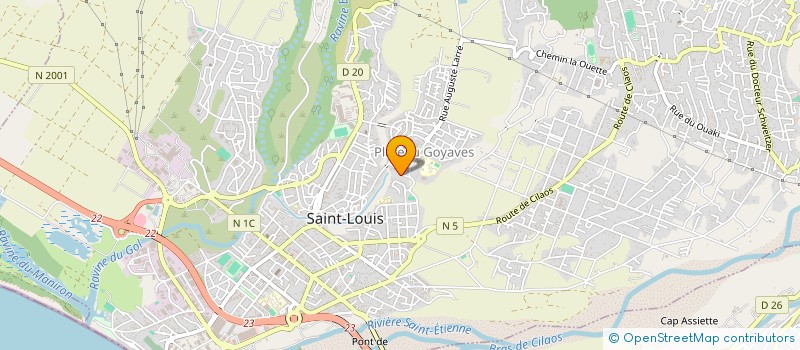 localisation de l'entreprise MONSIEUR PATRICK MARTIGNY à SAINT-LOUIS