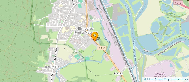 localisation de l'entreprise MONSIEUR PATRICK MARTIN  BLENOD-LES-PONT-A-MOUSSON