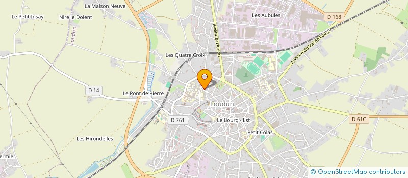localisation de l'entreprise MONSIEUR PATRICK MARTIN à LOUDUN