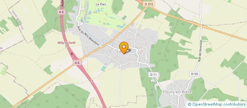 localisation de l'entreprise MONSIEUR PATRICK MARTIN  CELY