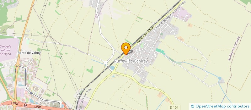 localisation de l'entreprise MONSIEUR PATRICK MARTIN  RUFFEY-LES-ECHIREY