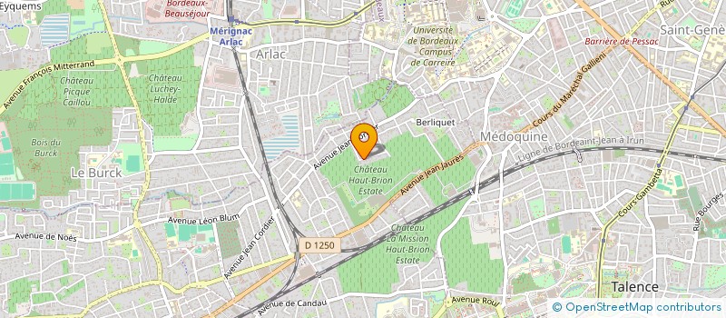 localisation de l'entreprise MONSIEUR PATRICK MARTIN  PESSAC