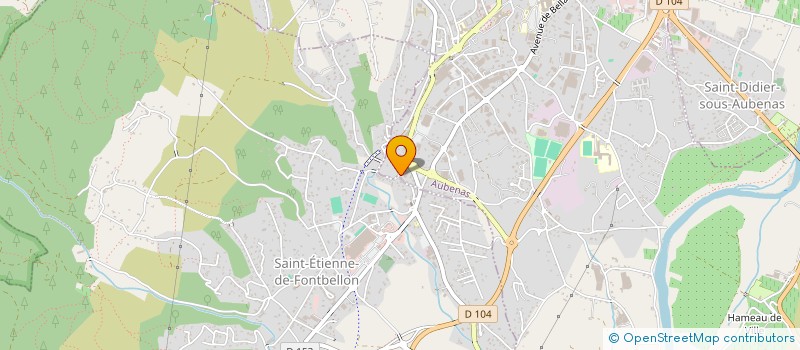 localisation de l'entreprise MONSIEUR PATRICK MARTIN à AUBENAS