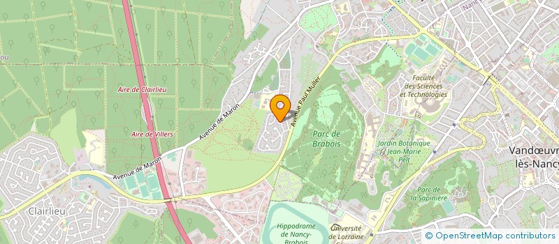 localisation de l'entreprise MONSIEUR PATRICK MARTIN  VILLERS-LES-NANCY