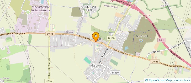 localisation de l'entreprise MONSIEUR PATRICK MARTIN  ABSCON