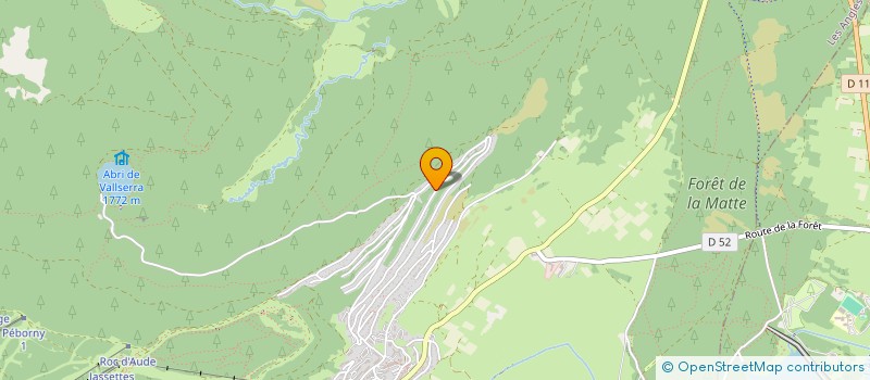 localisation de l'entreprise MONSIEUR PATRICK MARTINAT  LES ANGLES