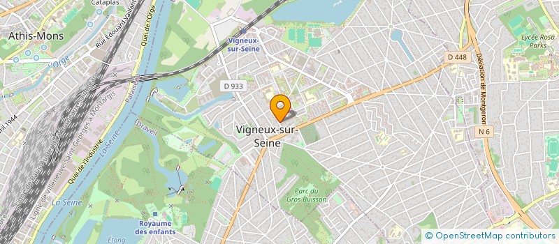 localisation de l'entreprise MONSIEUR PATRICK MARTINEAU  VIGNEUX-SUR-SEINE