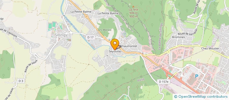 localisation de l'entreprise MONSIEUR PATRICK MARTINELLI  SILLINGY