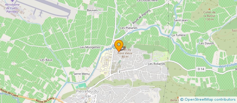 localisation de l'entreprise MONSIEUR PATRICK MARTINELLI à PIERREFEU-DU-VAR