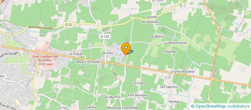 localisation de l'entreprise MONSIEUR PATRICK MARTINEZ-BERCEO  CARS