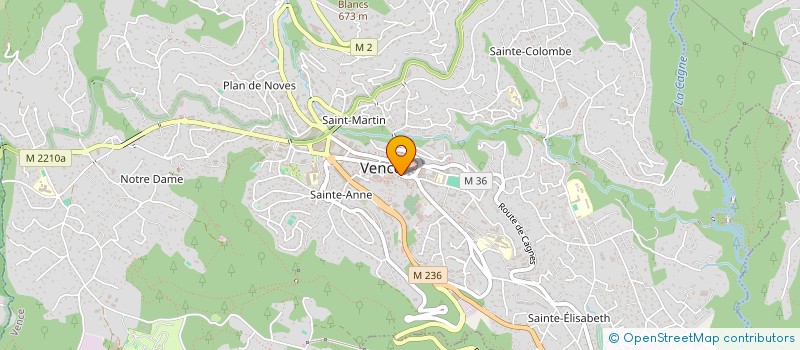 localisation de l'entreprise MONSIEUR PATRICK MARTINS à VENCE