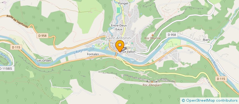 localisation de l'entreprise MONSIEUR PATRICK MARTY  SAINT-ANTONIN-NOBLE-VAL