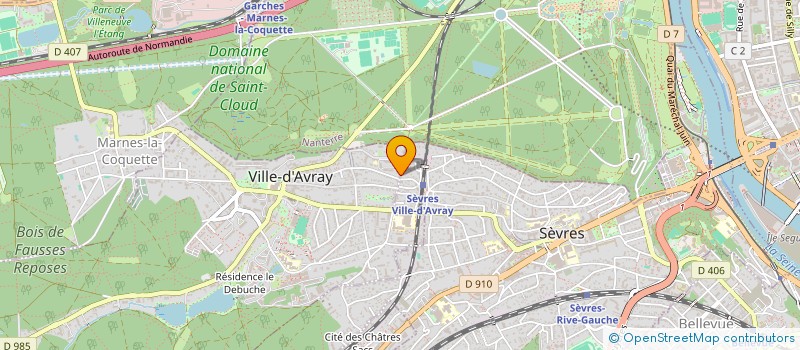 localisation de l'entreprise MONSIEUR PATRICK MARTY  VILLE-D'AVRAY