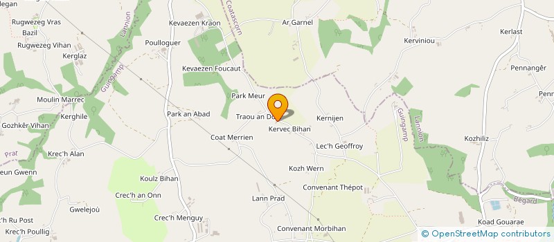 localisation de l'entreprise MONSIEUR PATRICK MARY  BEGARD