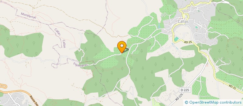 localisation de l'entreprise MONSIEUR PATRICK MARZIAC  CALLAS