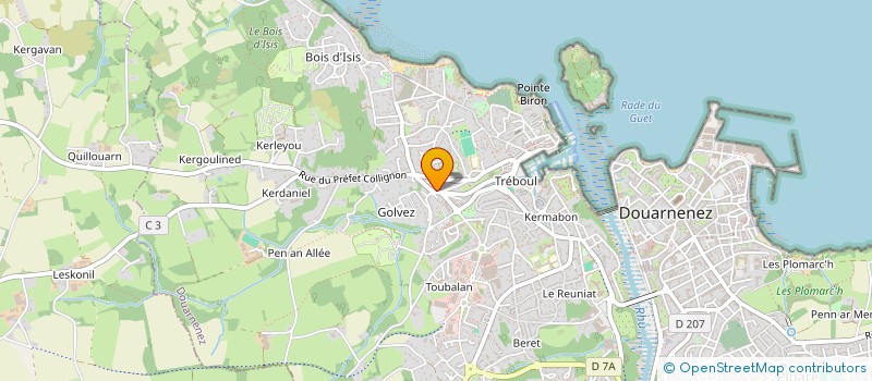 localisation de l'entreprise MONSIEUR PATRICK MARZIALE à DOUARNENEZ