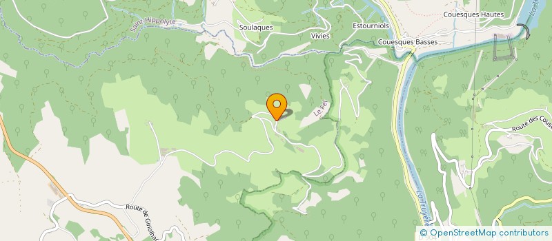 localisation de l'entreprise MONSIEUR PATRICK MAS  LE FEL