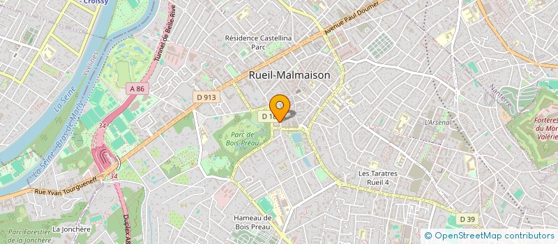 localisation de l'entreprise MONSIEUR PATRICK MASSANELLA à RUEIL-MALMAISON
