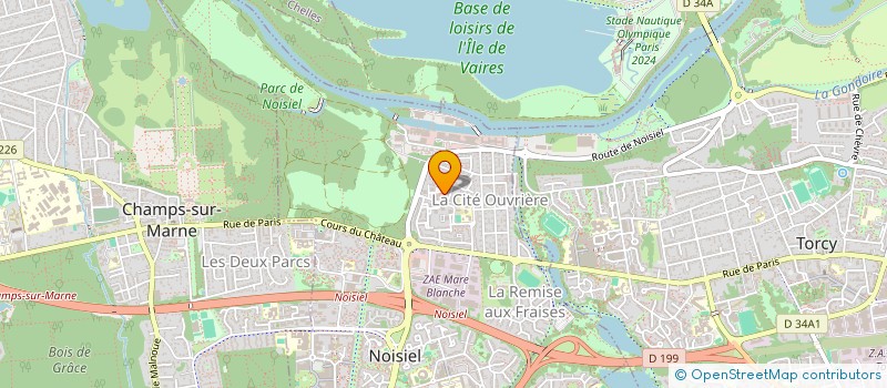 localisation de l'entreprise MONSIEUR PATRICK MASSARD  NOISIEL