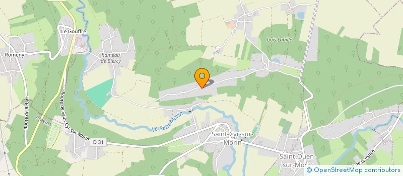 localisation de l'entreprise MONSIEUR PATRICK MASSE  SAINT-CYR-SUR-MORIN