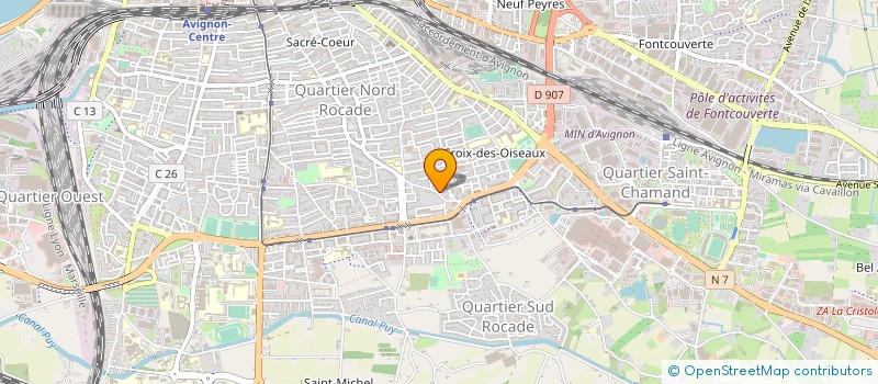 localisation de l'entreprise MONSIEUR PATRICK MASSON à AVIGNON