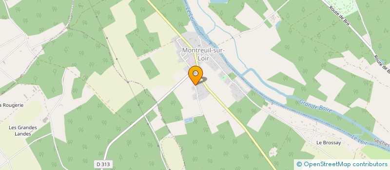 localisation de l'entreprise MONSIEUR PATRICK MASSON  MAZE-MILON