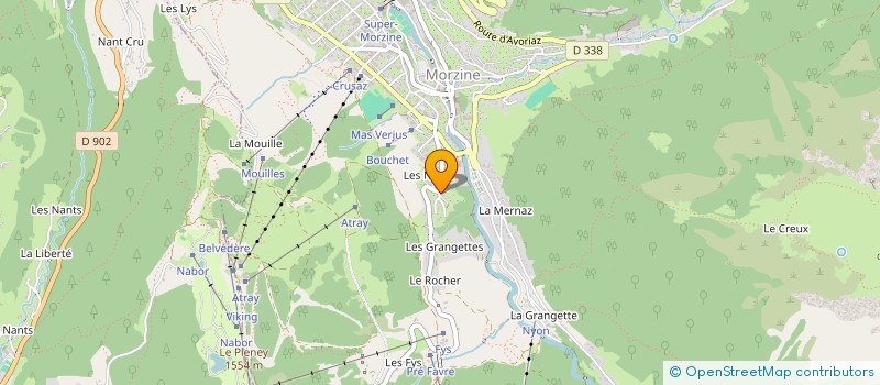 localisation de l'entreprise MONSIEUR PATRICK MASSON à MORZINE