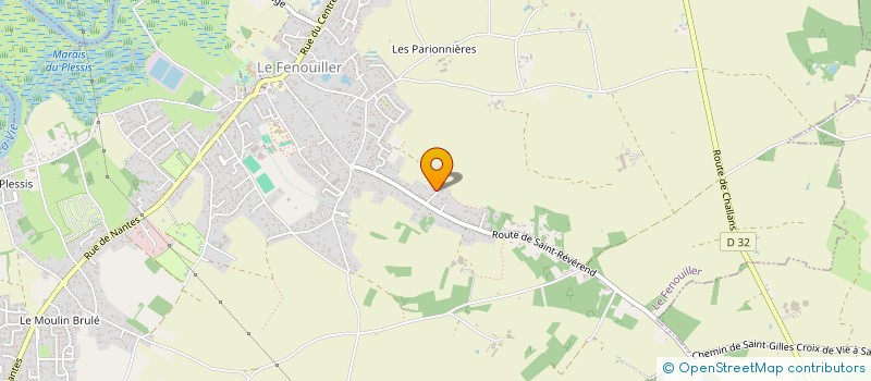 localisation de l'entreprise MONSIEUR PATRICK MASSONNEAU  LE FENOUILLER