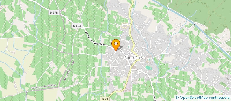 localisation de l'entreprise MONSIEUR PATRICK MASSY  POURRIERES