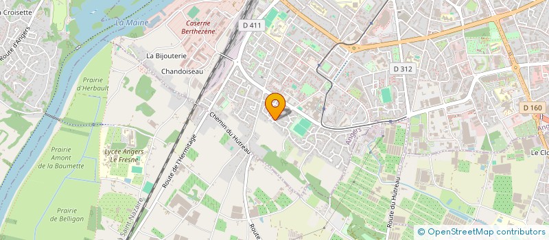 localisation de l'entreprise MONSIEUR PATRICK MAST  ANGERS